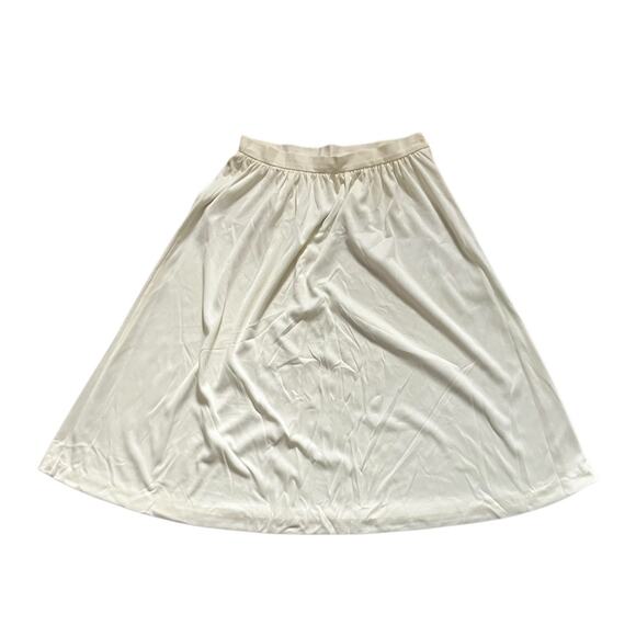 Vintage Ivory Two Piece Set Long Sleeve Blouse & Midi Skirt Women’s Small - Picture 7 of 12